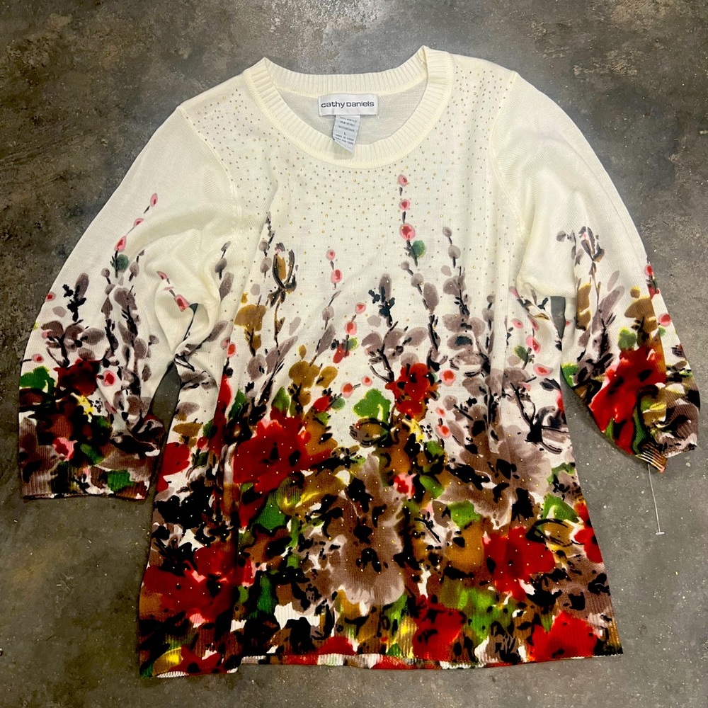 Women’s large Cathy Daniel’s sweater